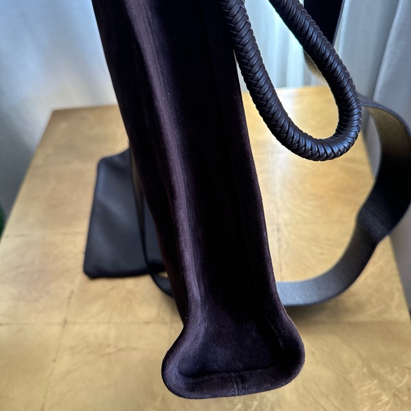 Tamara Mellon suede shoulder bag brown suede - Picture 10 of 15